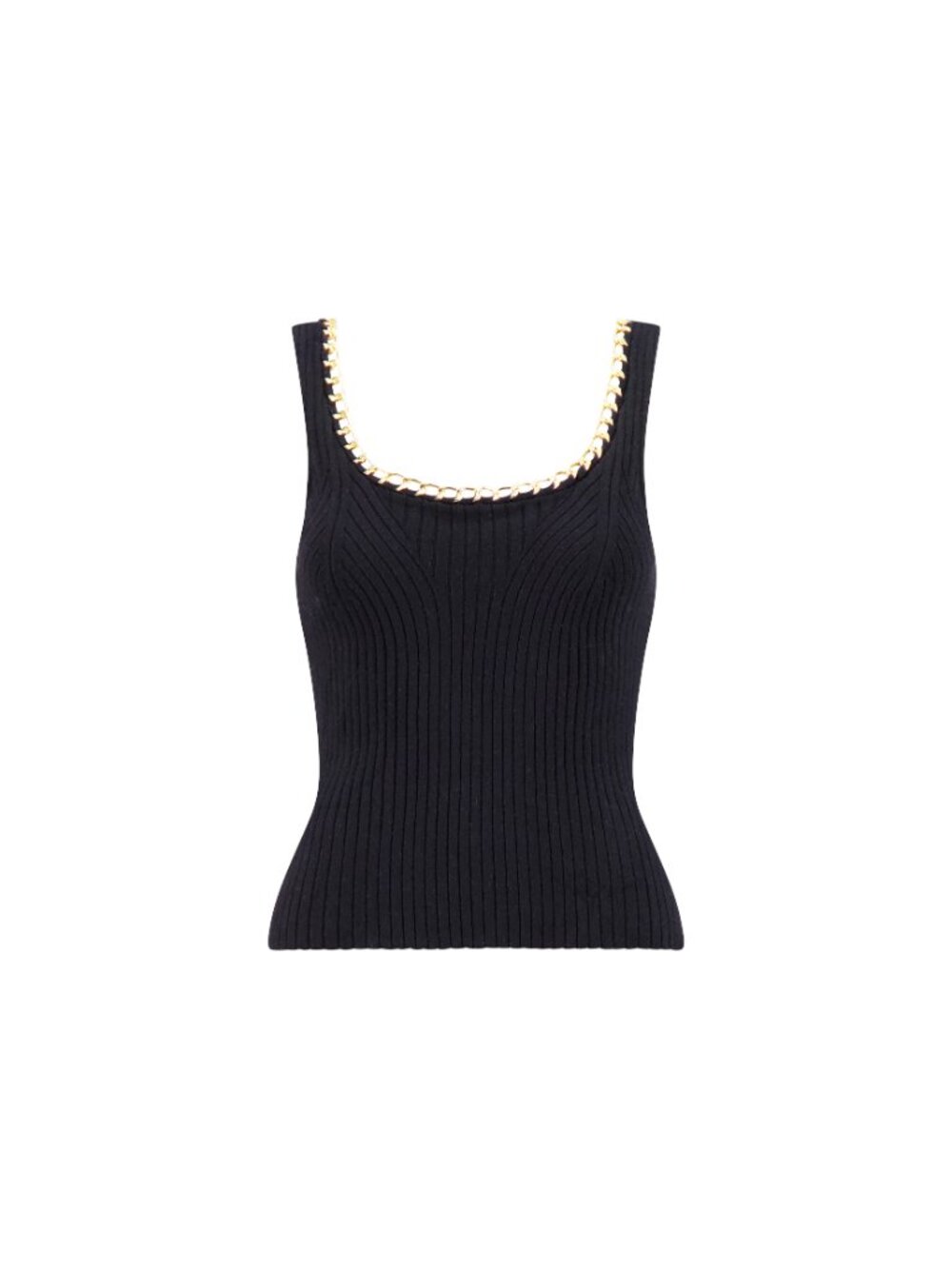 The Noli Shop Millie Knit Tank Black, New with tag - Picture 4 of 5